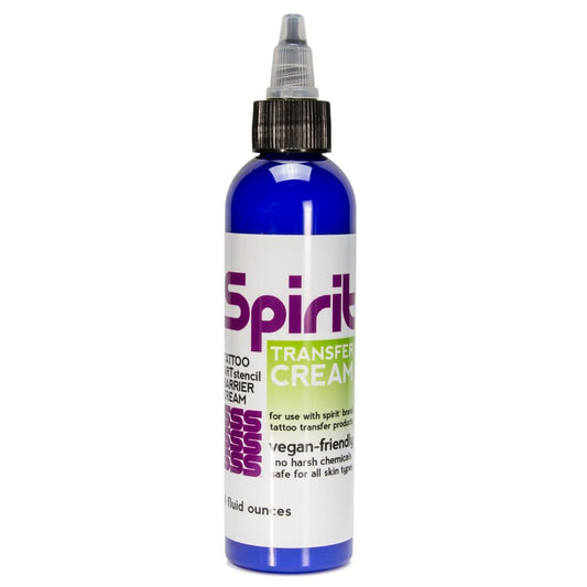 Spirit Stencil Transfer Cream for Tattoo Stencil – 4oz. Bottle Ad