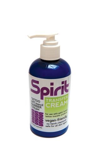 Spirit Stencil Transfer Cream for Tattoo Stencil- 8oz. Pump Bottle