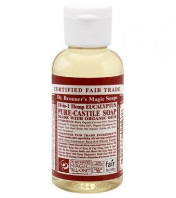 Eucalyptus Pure-Castile Soap — Dr. Bronner's Magic Soaps — 2oz Bottle