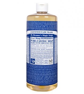 Dr. Bronner's Magic Soaps Peppermint Pure-Castile Soap - 32oz. Bottle