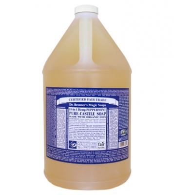 Dr. Bronner's Magic Soaps Peppermint Pure-Castile Soap - 1gal. Bottle