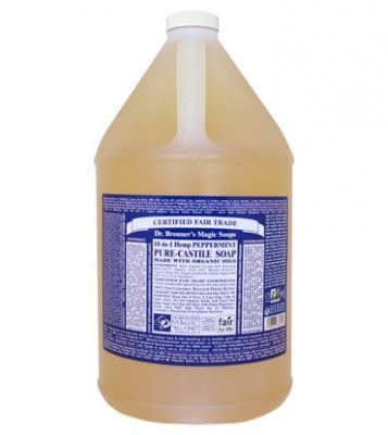 Dr. Bronner's Magic Soaps Peppermint Pure-Castile Soap - 1gal. Bottle - Painful Pleasures