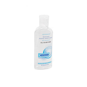 Advanced Instant Hand Sanitizer — 3.3oz Bottle (bottle back)