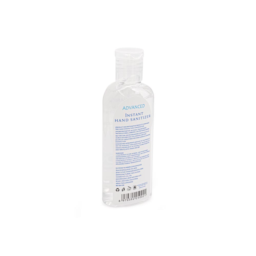 Advanced Instant Hand Sanitizer — 3.3oz Bottle (case open)
