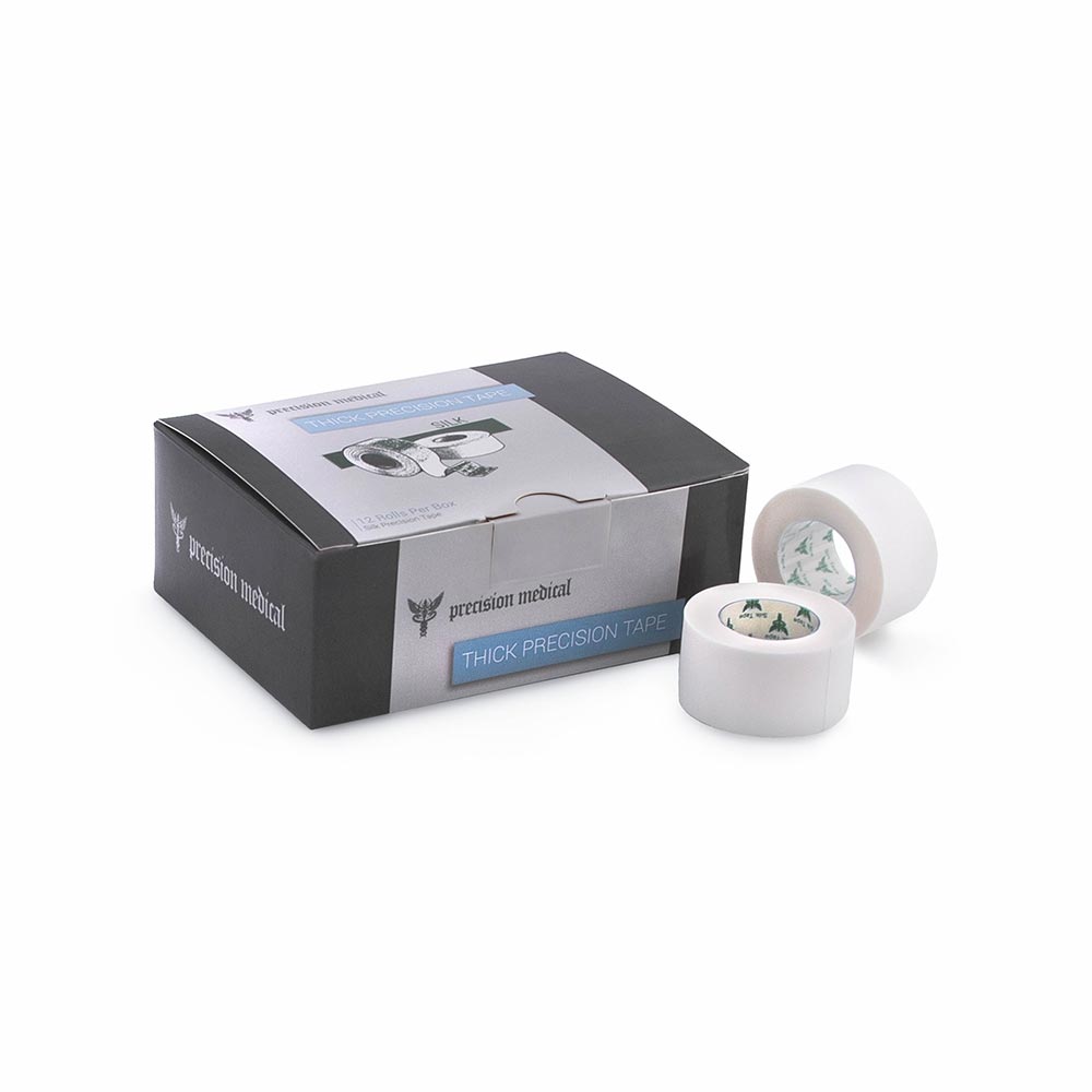 Silk Precision Surgical Medical Tape 1" - Price Per Case (Rolls and Box)