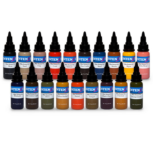 Mike DeMasi Color Portrait Set — Intenze Tattoo Ink — 1oz — 19 Bottles