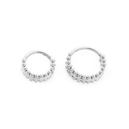 Tilum 16g Beaded Channel Titanium Clicker - Price Per 1 - Painful Pleasures
