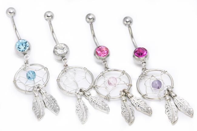 Dreamcatcher Navel Ring color chart