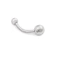 14g 7/16” Steel Ball Belly Button Ring - 5mm/8mm