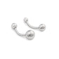 14g 7/16” Steel Ball Belly Button Ring
