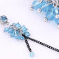 14g 7/16” Jeweled Steel Dazzling Bead Dangle Belly Button Ring