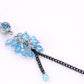 14g 7/16" Dazzling BEADS Dangle Belly Ring