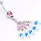 14g 7/16" Guadalupe Market Navel Single Gem Belly Jewelry