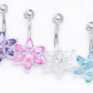 14g 3/8" FLOWER Navel Jewelry