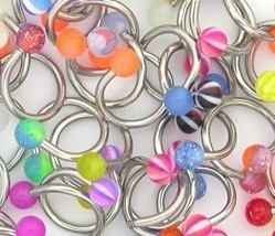 14g 7/16" Mixed Acrylic Twisters - Price Per 10