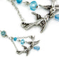 Kissing Sparrows Navel 14g 7/16" Belly Button Jewelry