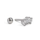 16g Stainless Steel Marquise-Cut Crystal Ear Jewelry