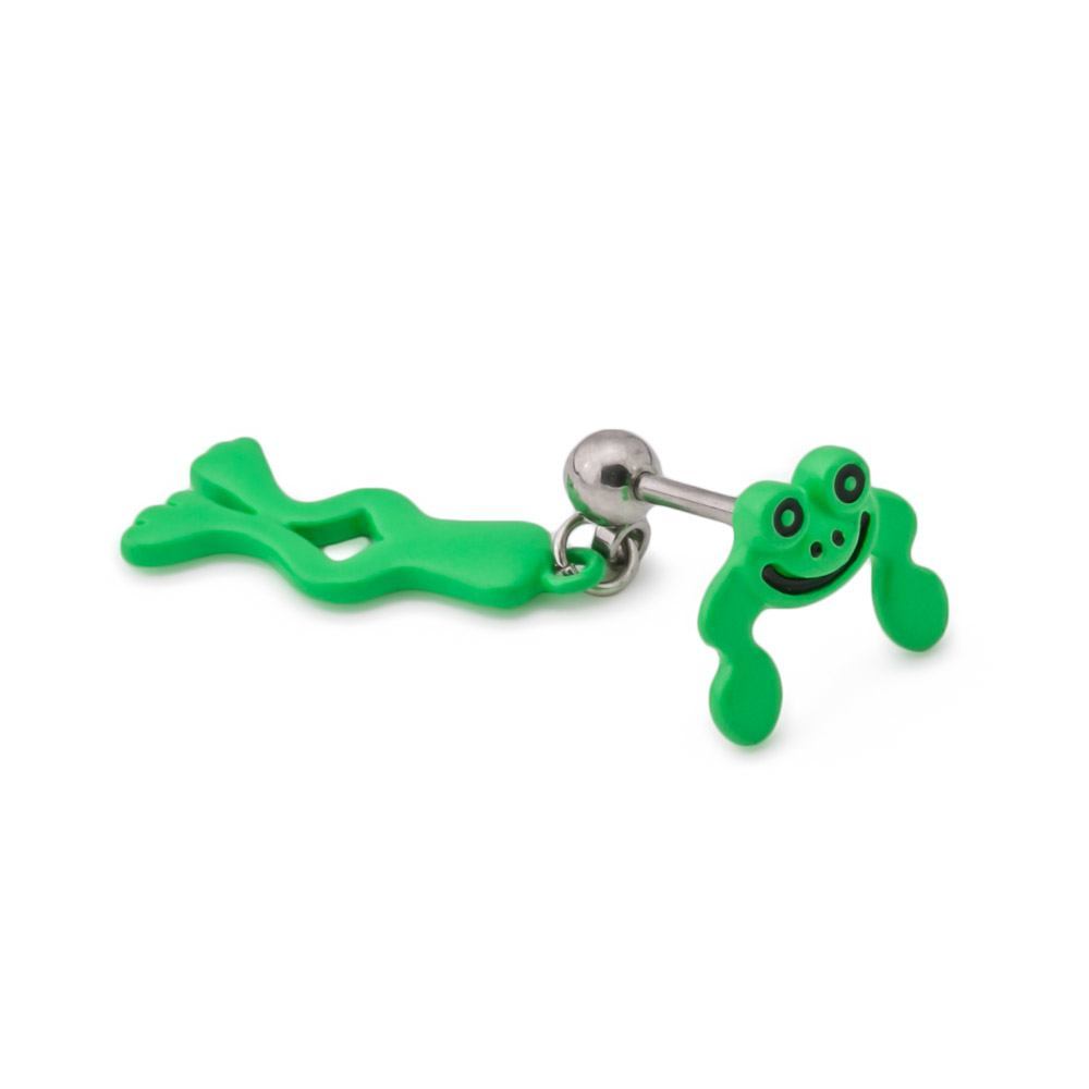 16g 5/16" Happy Tree Frog Steel Barbell  — Price Per 1