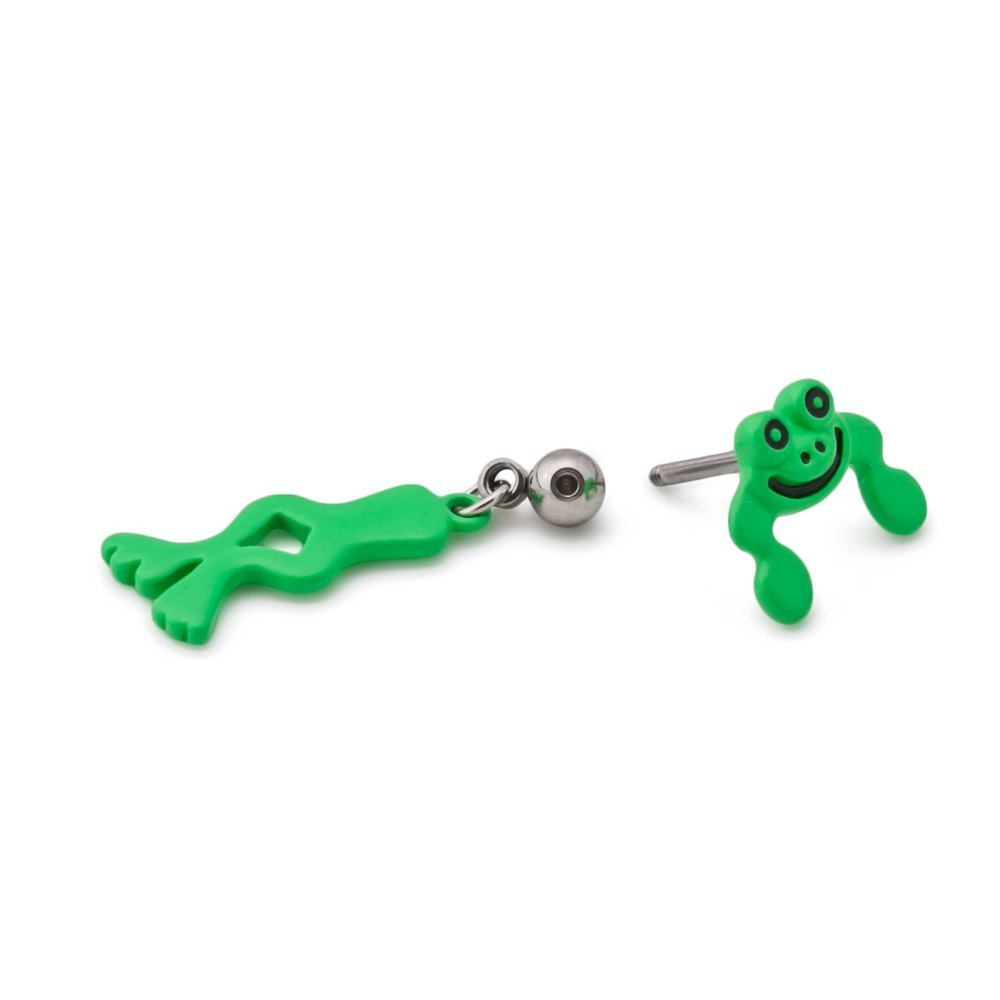 16g 5/16" Happy Tree Frog Steel Barbell