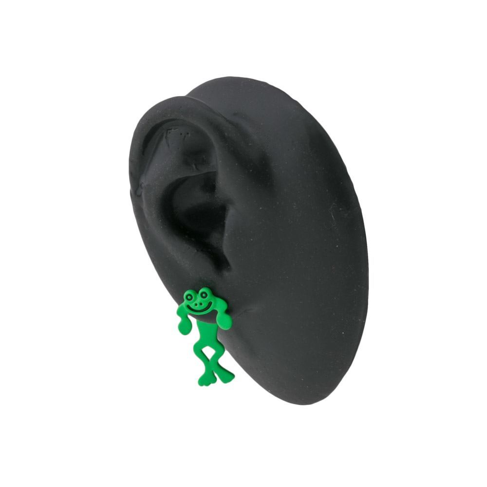 16g 5/16" Happy Tree Frog Steel Barbell — Detached End Ball/Frog Legs