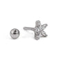16g 5/16" Marquise Crystal Petal Flower Stainless Steel Barbell