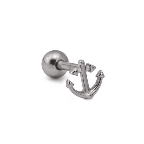 16g 5/16” Stainless Steel Anchor Ear Jewelry — Price Per 1