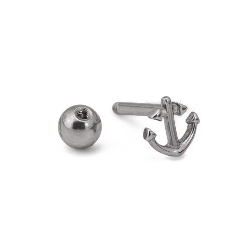 16g 5/16” Steel Anchor Ear Jewelry — Price Per 1