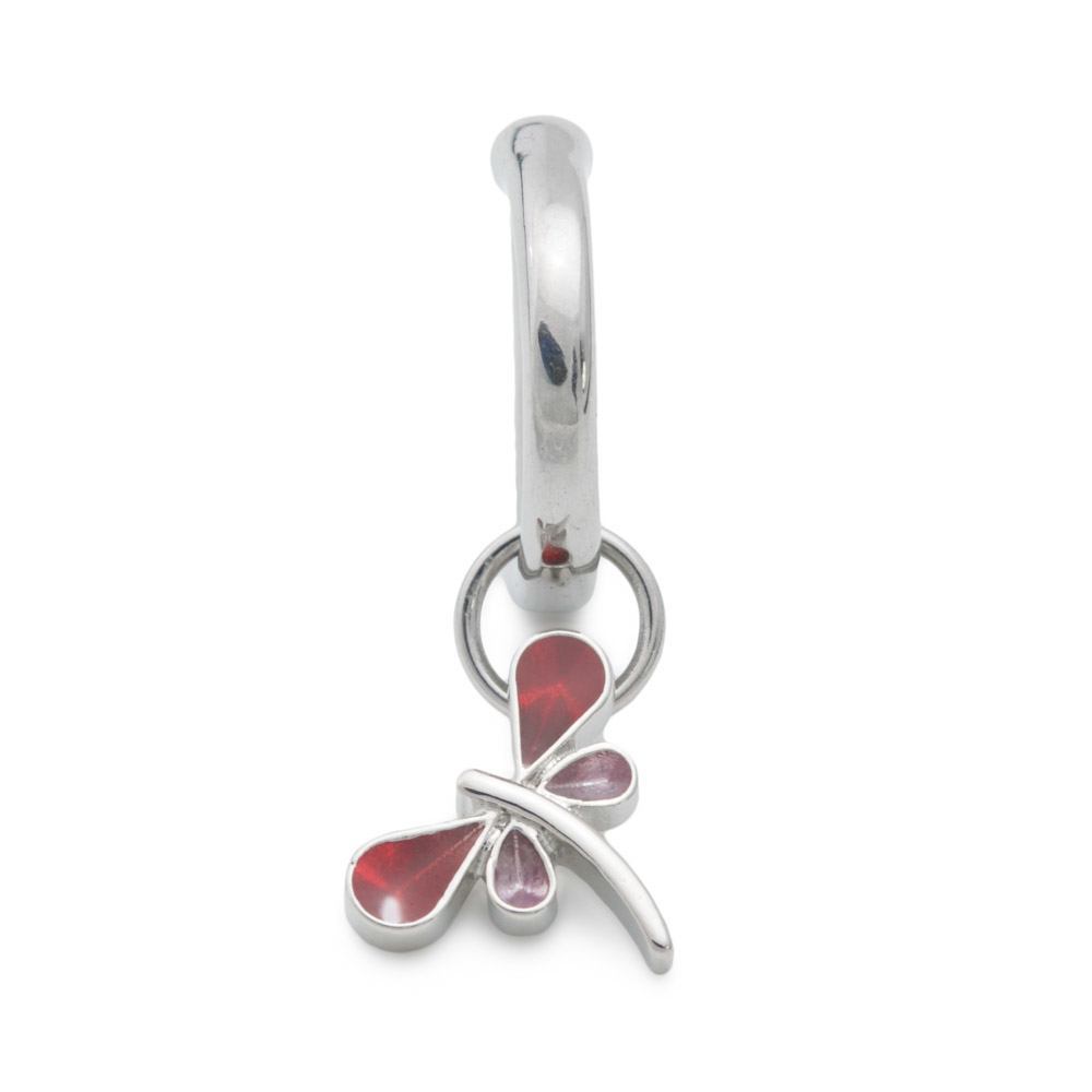 Fiery Dragonfly Steel Clicker