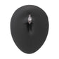 Antique Oval Crystal Jeweled Steel Clicker — Open Clicker Mechanism