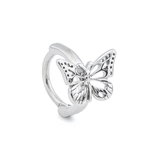 14g 3/8” Simple Butterfly Steel Clicker — Price Per 1