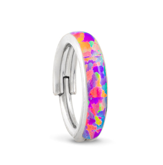 Tilum 16g Opal Cuff Titanium Clicker — Price Per 1