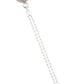 Long Double Chain Dangle with Jewels Belly Button Ring