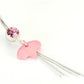 14g 7/16" Jewel with Acyrlic Dangle Tassel Belly Button Ring