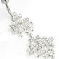14g 7/16" Full of Crystals Drop Belly Button Ring