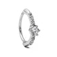 18g 3/8” Tiered Crystal Rhodium Plated Clicker