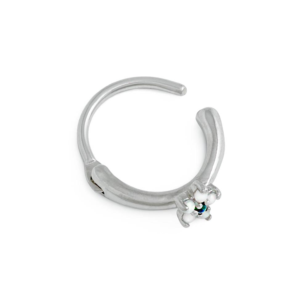 Opal Blossom Clicker Ring
