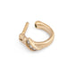 16g PVD Gold Crystal Swirl Clicker Ring — Price Per 1