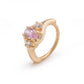 18g 3/8” PVD Gold Princess Jewels Clicker Ring (Thumbnail)