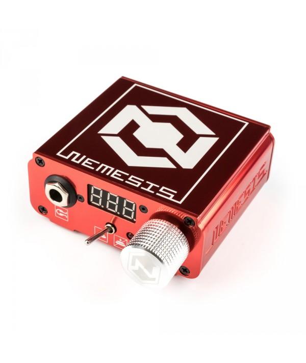 Nemesis Professional Tattoo Power Supply in Red by Kwadron