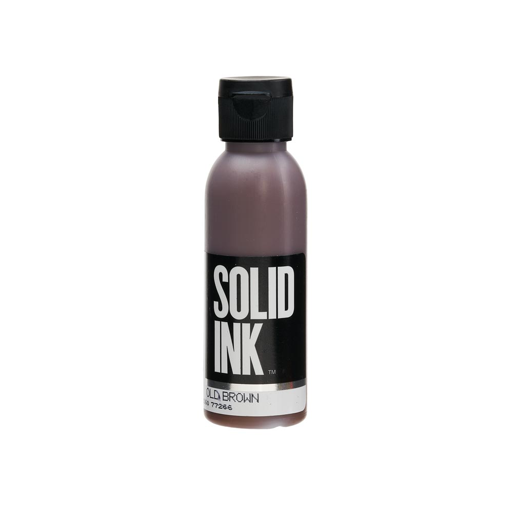 Solid Ink "Old Pigments" — 2oz Bottle — Old Brown