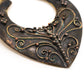 16g Brass Antique Filigree Earrings — Price Per 2