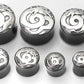 SILVER DRAGON Natural Horn Body Jewelry - Wholesale Plugs - Price Per 1