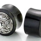Indonesian Simple Silver Bali Style Horn Plug — Price Per 1