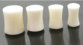 Solid Bone Double Flared Plug — Price Per 1 - Painful Pleasures