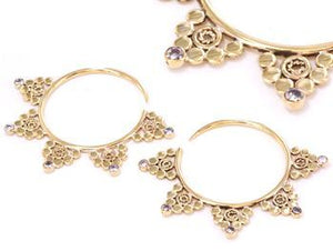 12g BRONZE BENTLER Style Earrings - Price Per 2 - Painful Pleasures