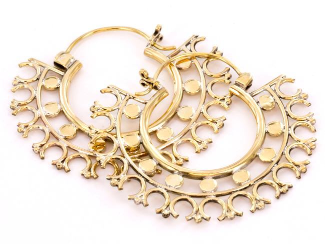 18g Bronze Indonesian Aquene Earrings - Price Per 2