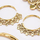 14g - 4g Bronze Indonesian ISTAS Hoop Earrings - Price Per 2