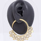 14g - 4g Bronze Indonesian ISTAS Hoop Earrings - Price Per 2