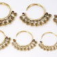 14g - 4g Bronze Indonesian EYOTA Hoop Earrings - Price Per 2