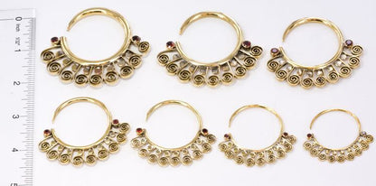 14g - 4g Bronze Indonesian EYOTA Hoop Earrings - Price Per 2 - Painful Pleasures